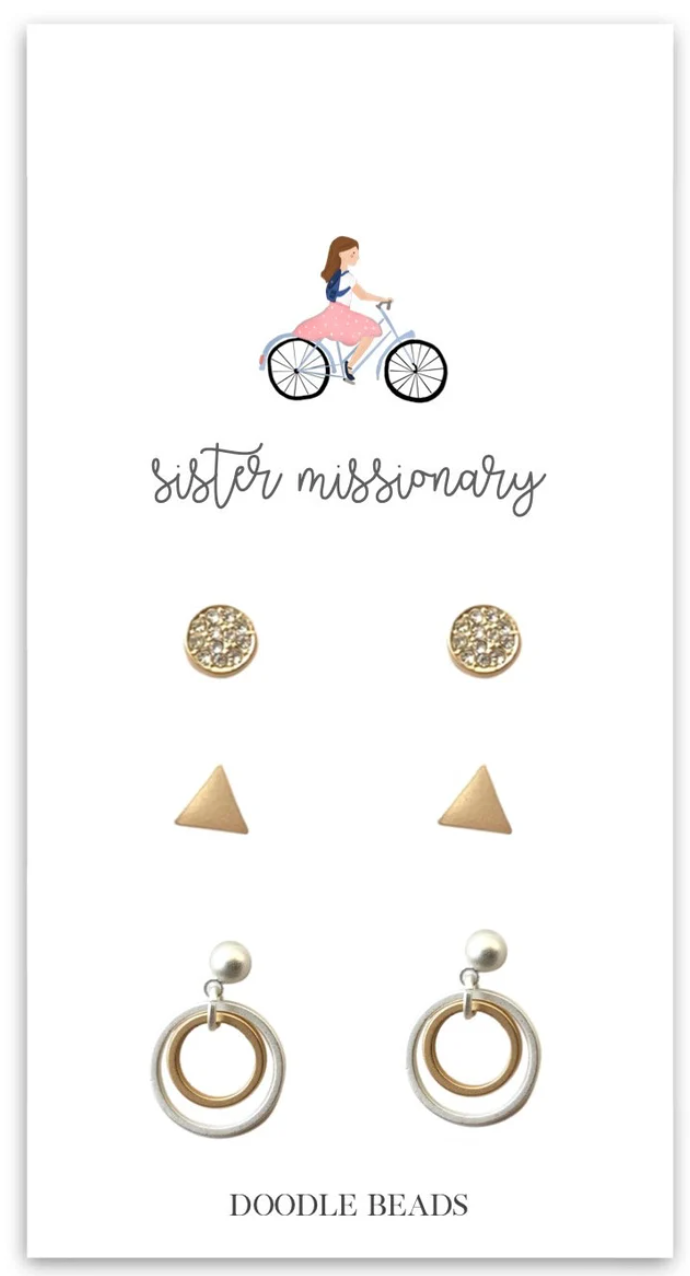 Sister Missionary Eliza Earring Set