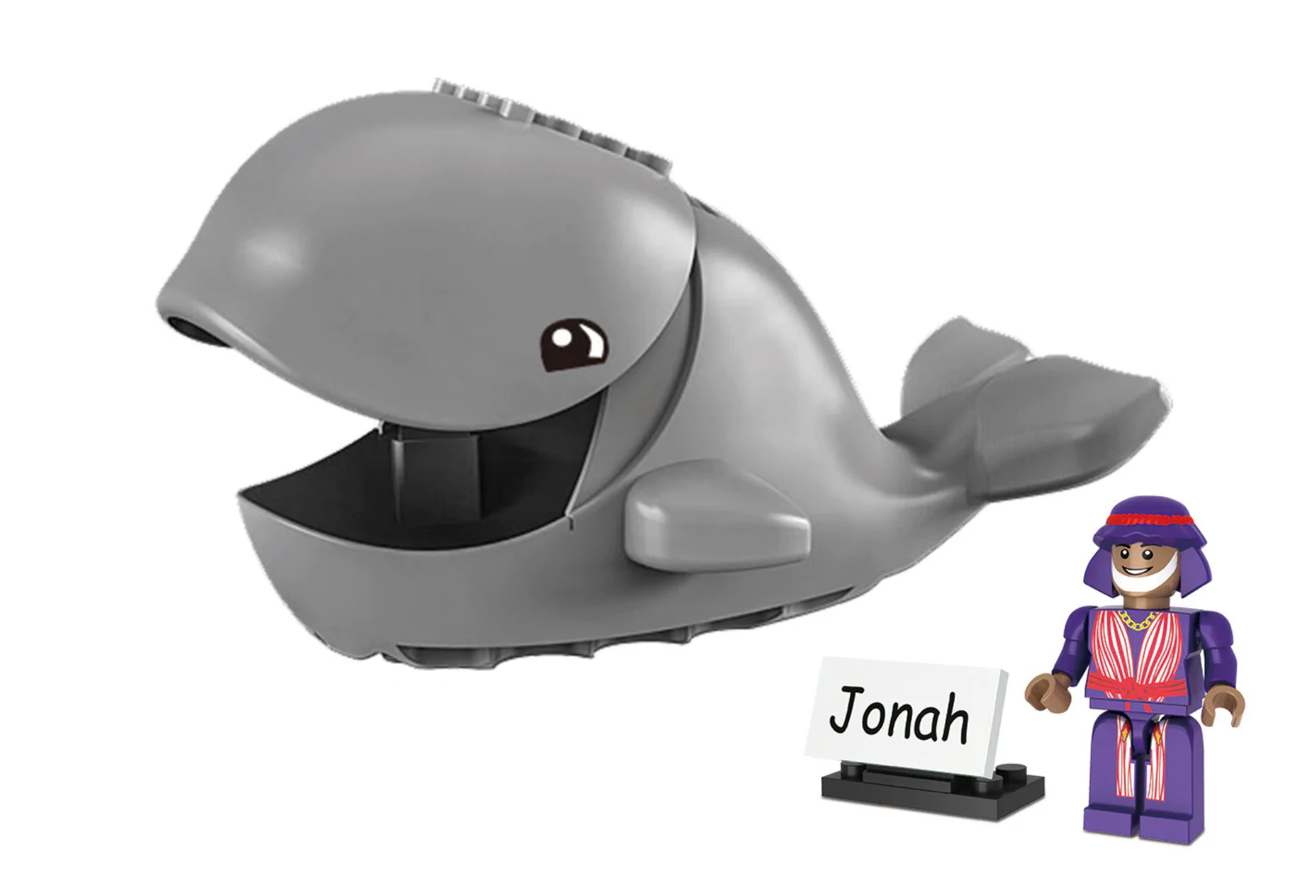 Jonah and the Whale Brick Set