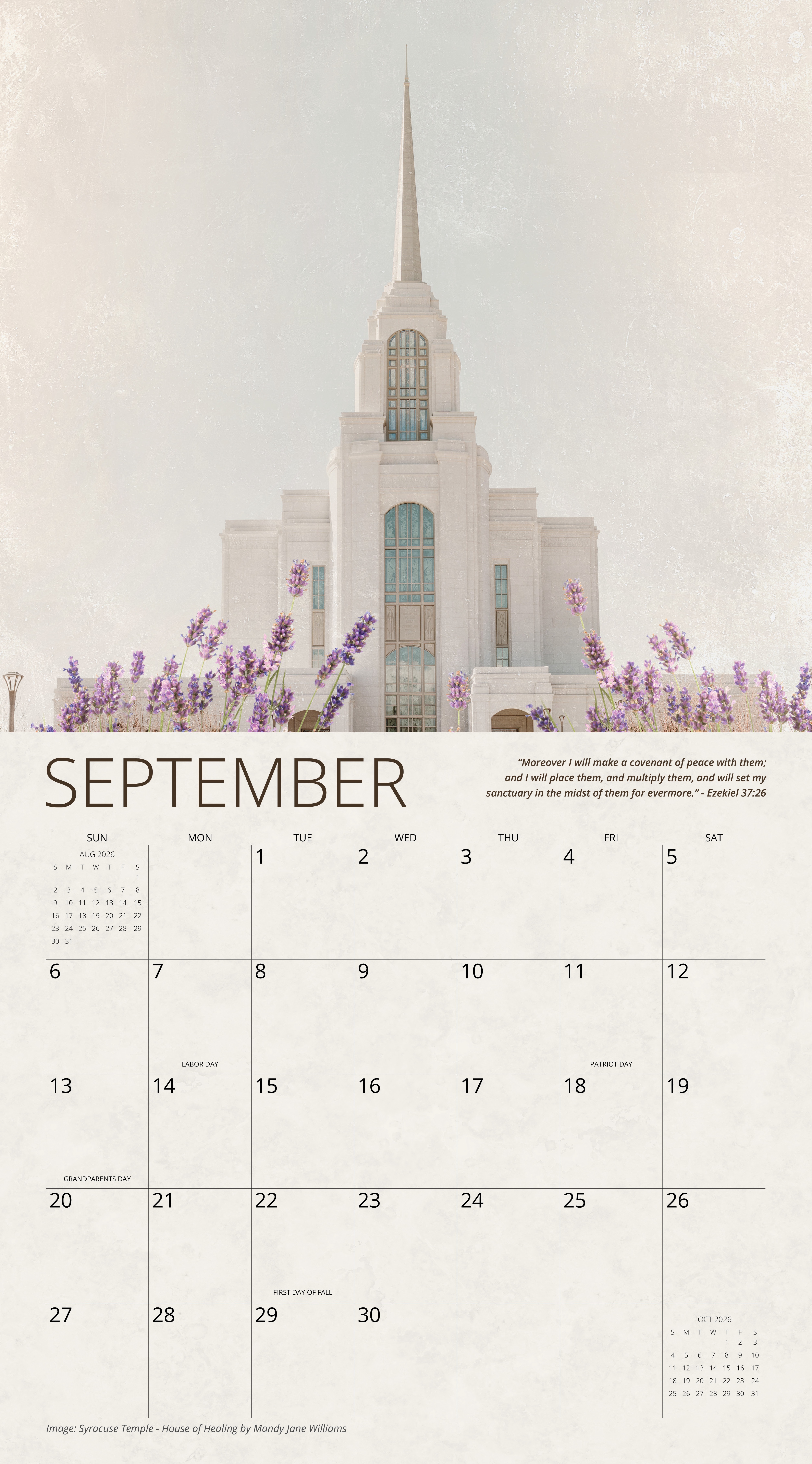 2026 I Love to See the Temple Calendar, , large image number 4