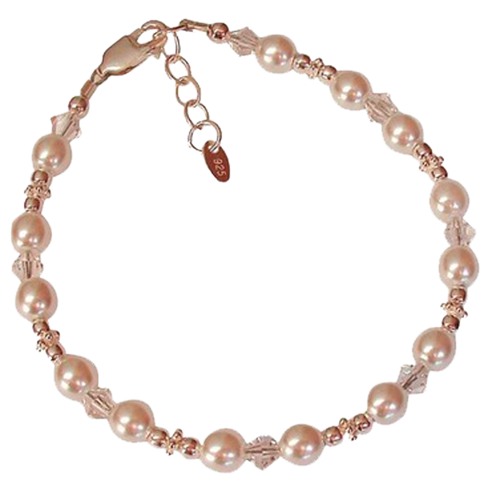 Baptism Bracelet (Pearl Crystal), , large image number 0