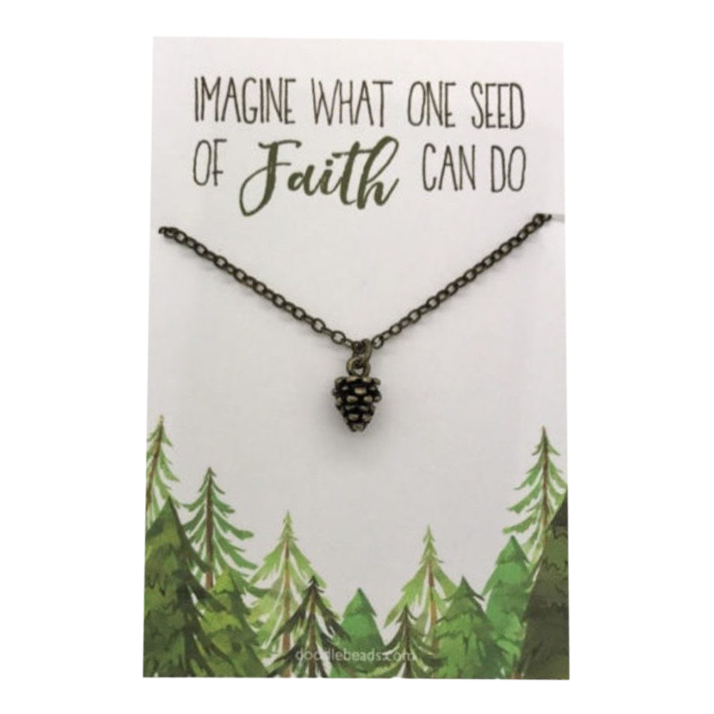 Imagine Pine Cone Necklace, , large image number 0