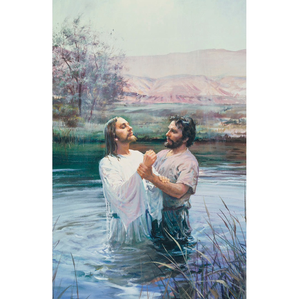 John Baptizing Jesus Program Cover, , large image number 0