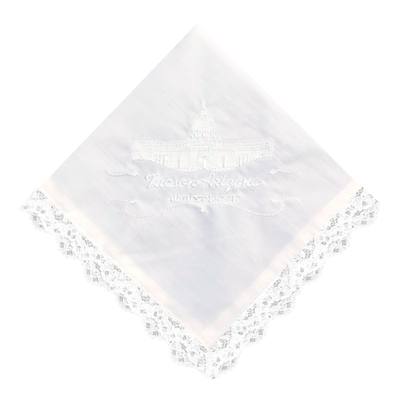 Tucson Temple Lace Temple Handkerchief
