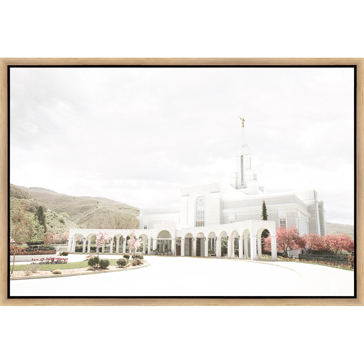 Sweet is the Work, Bountiful Temple (31.5x21.5 Framed Canvas), , large image number 0