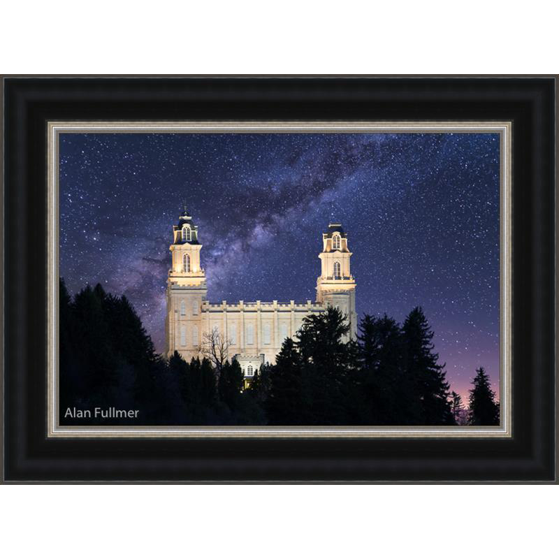 Celestial Temple Series: Manti Temple (25x34 Framed Art), , large image number 0
