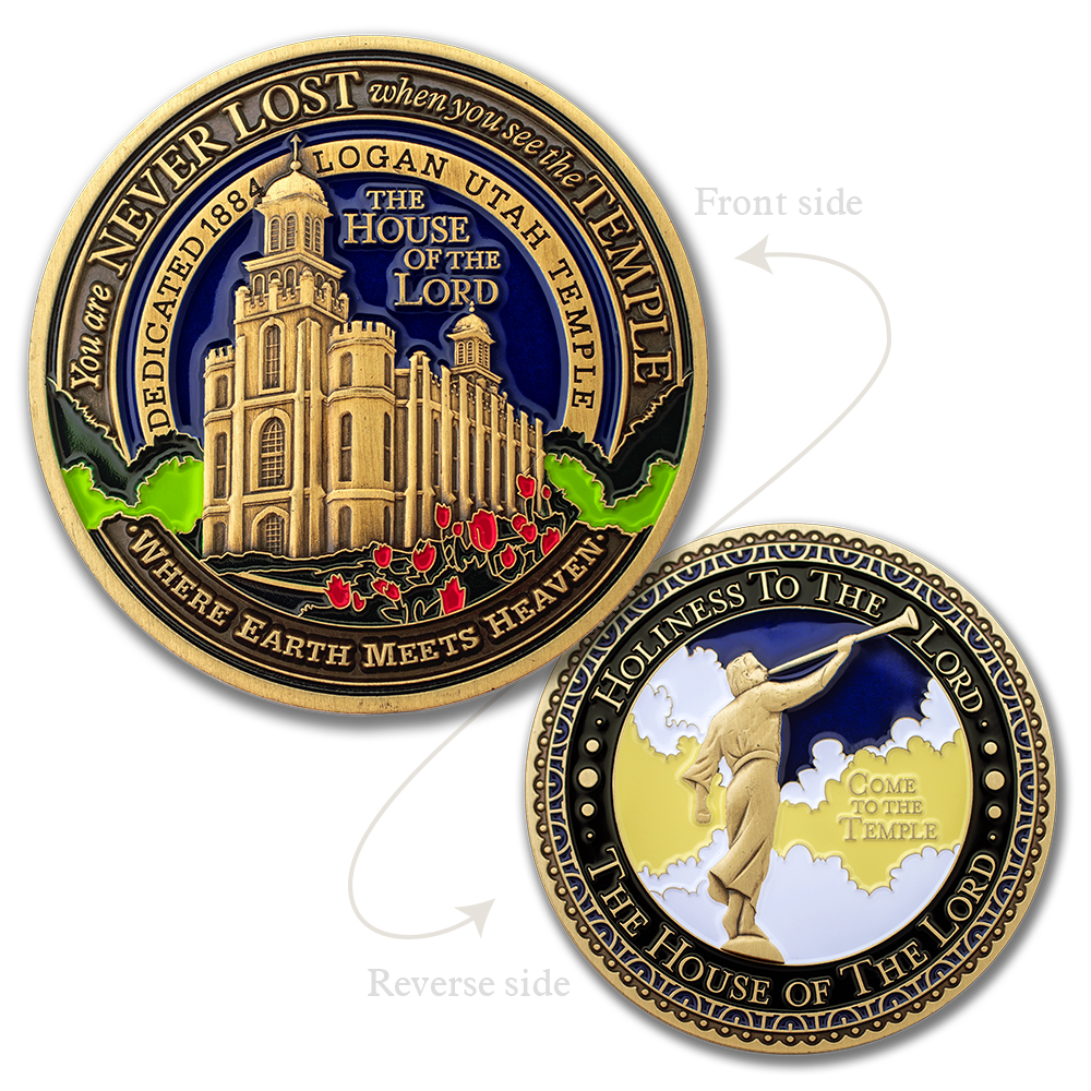 Logan Utah Temple Medallion