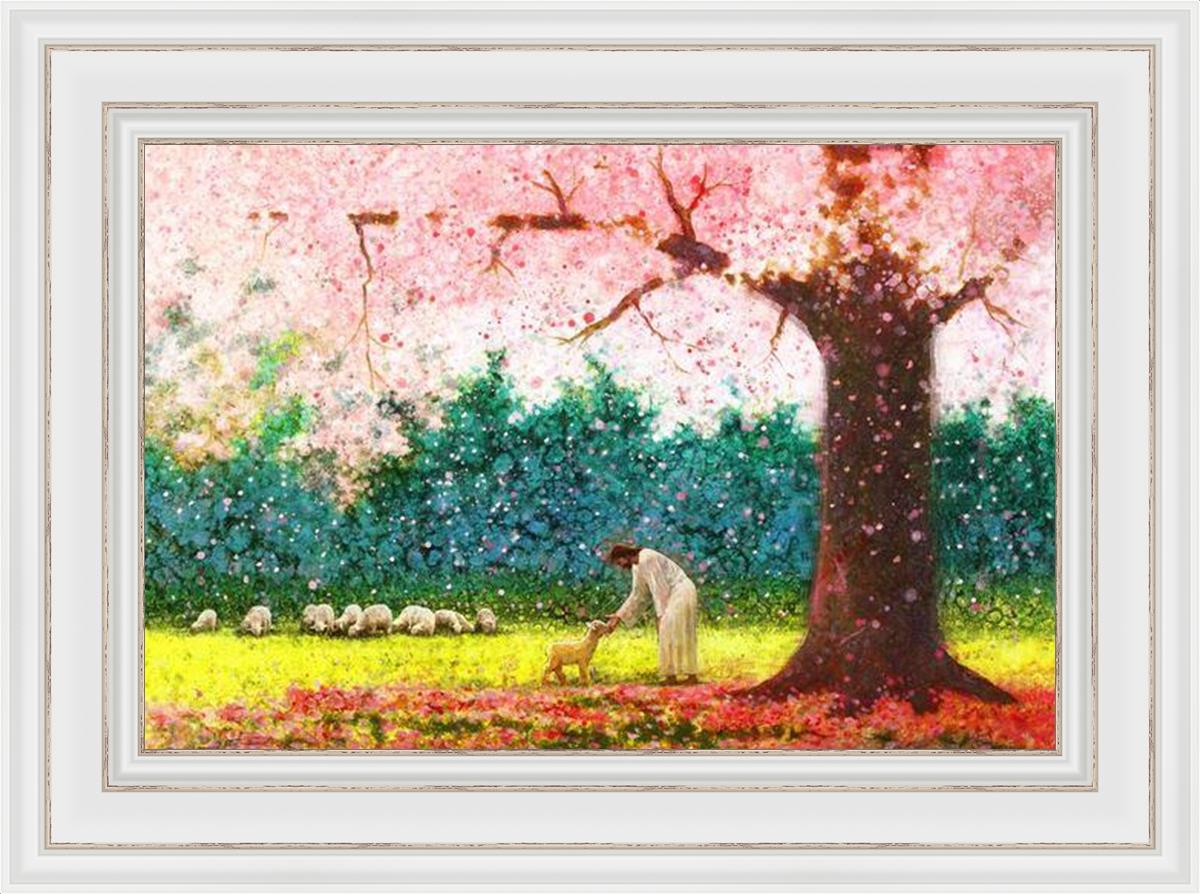 In Green Pastures (26x35 Framed Art), , large image number 0
