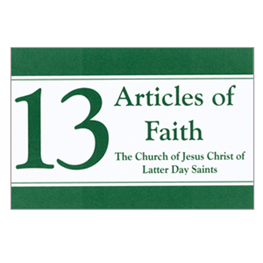 13 Articles of Faith Cards, , large image number 0
