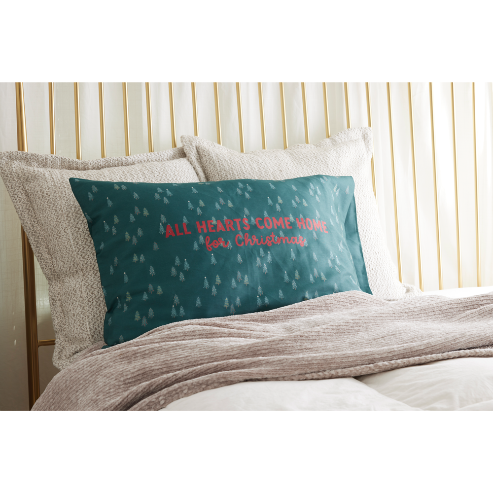 All Hearts Come Home for Christmas Pillowcase, , large image number 1