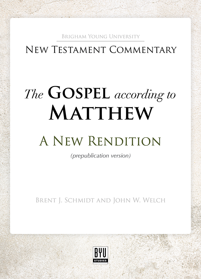 The Gospel according to Matthew: A New Rendition, , large image number 0