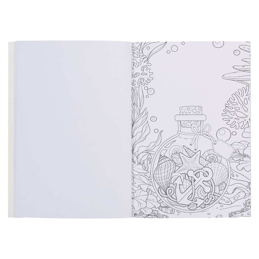 Footprints in the Sand Coloring Book, , large image number 2