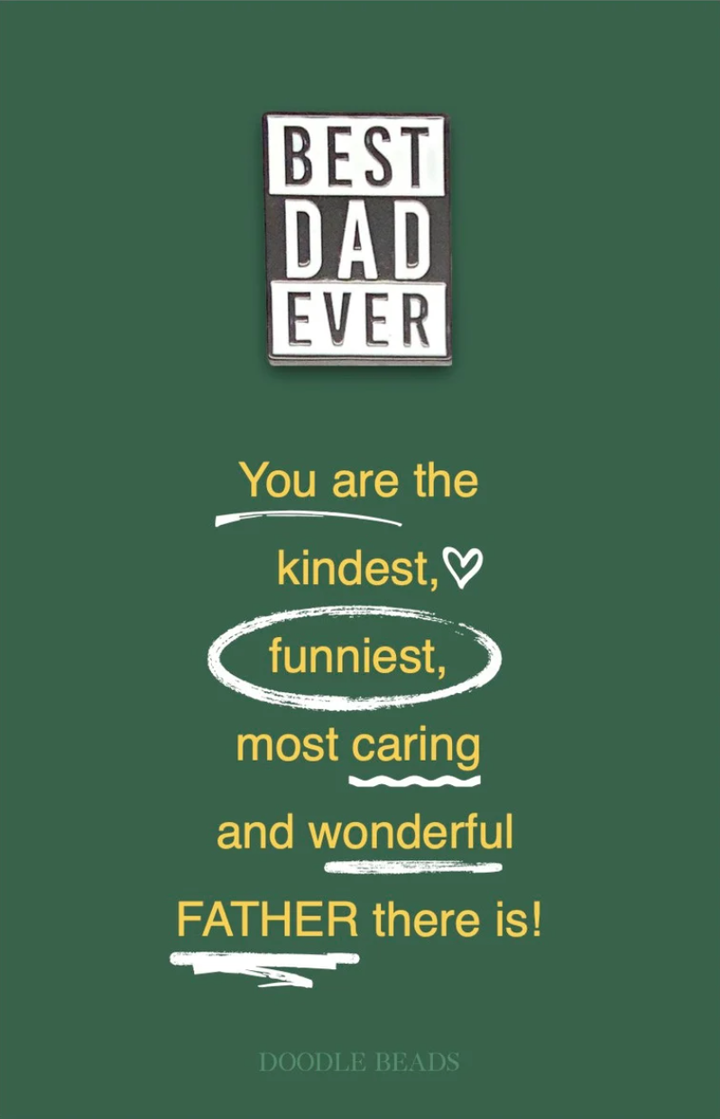 Best Dad Ever Pin, , large image number 0