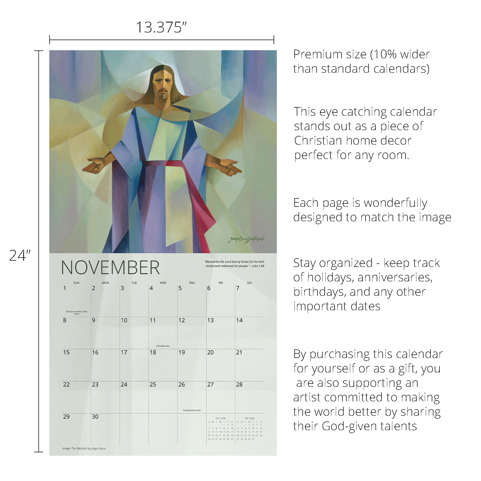 2026 Walk with Him Calendar, , large image number 2