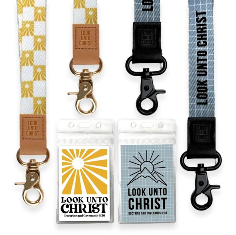 Look unto Christ 2025 Youth Theme Lanyard