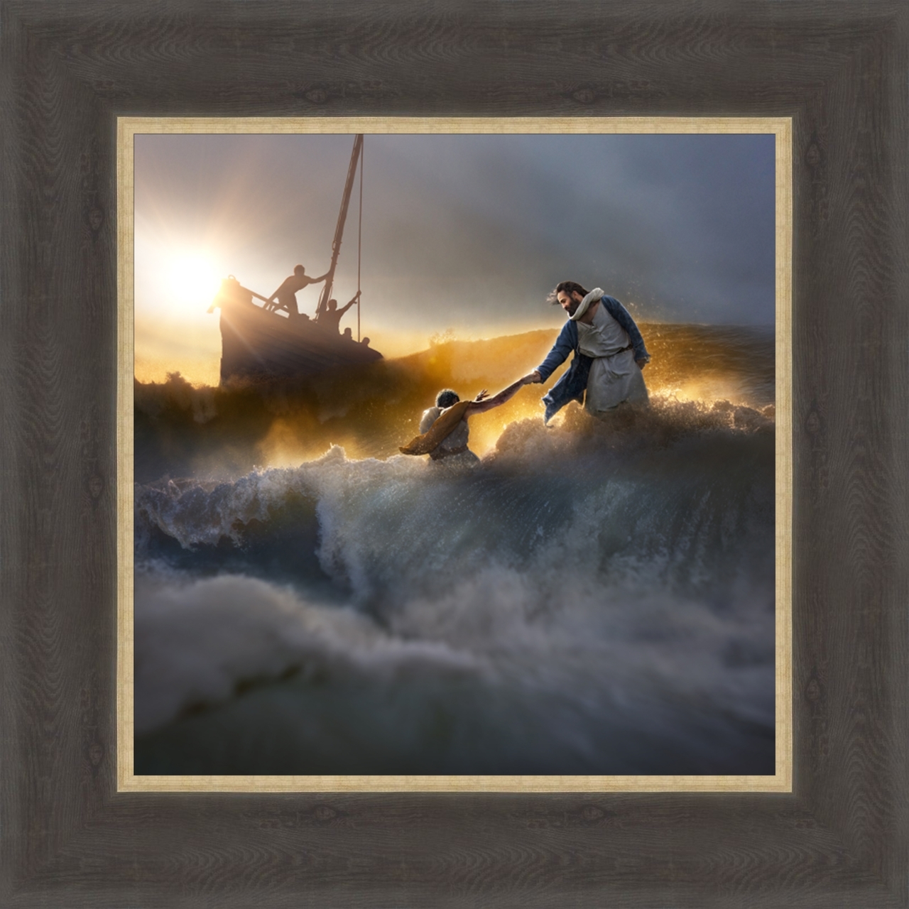 The Finisher of Faith (25x25 Framed Art), , large image number 0