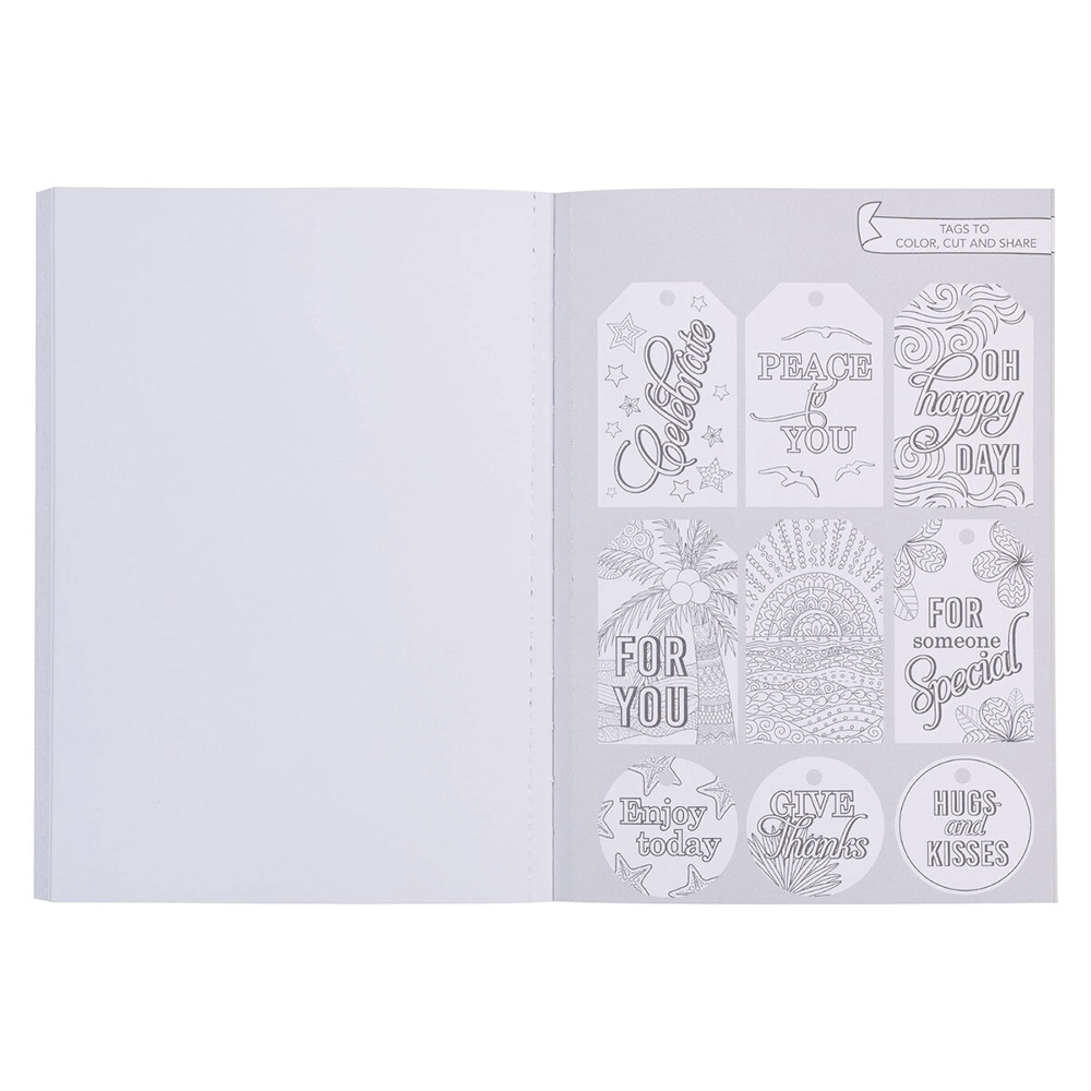 Footprints in the Sand Coloring Book, , large image number 6