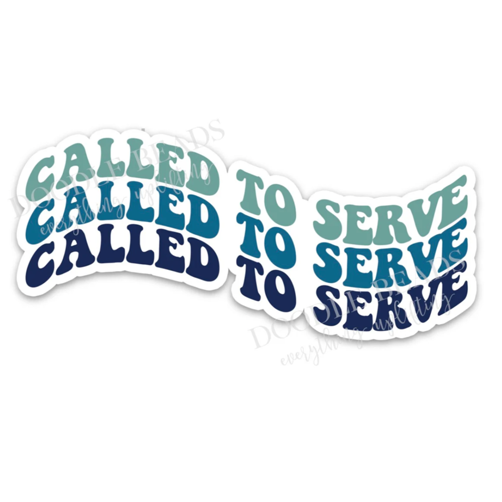 Called to Serve Missionary Sticker, , large image number 0