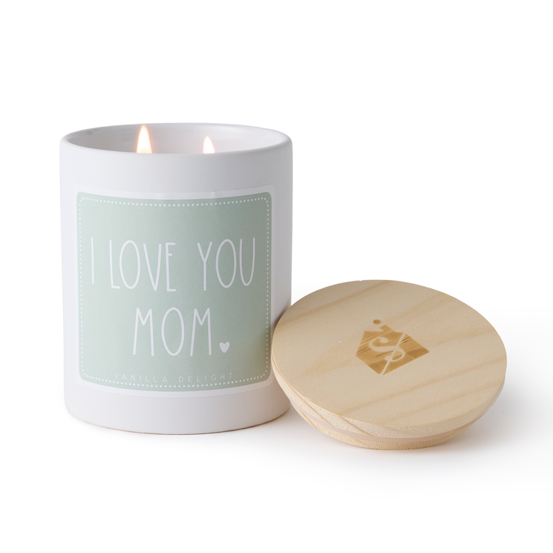 I Love You Mom Candle
