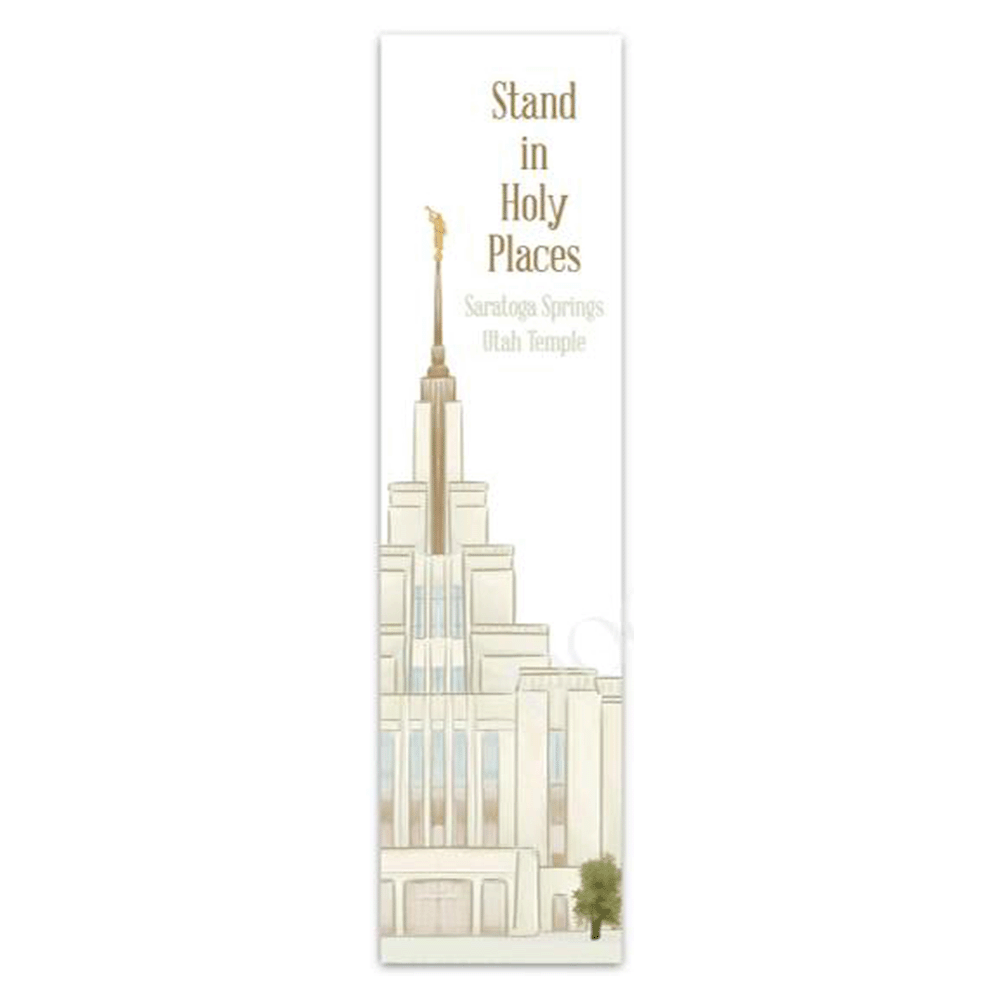 Saratoga Springs Temple Bookmark, , large image number 0