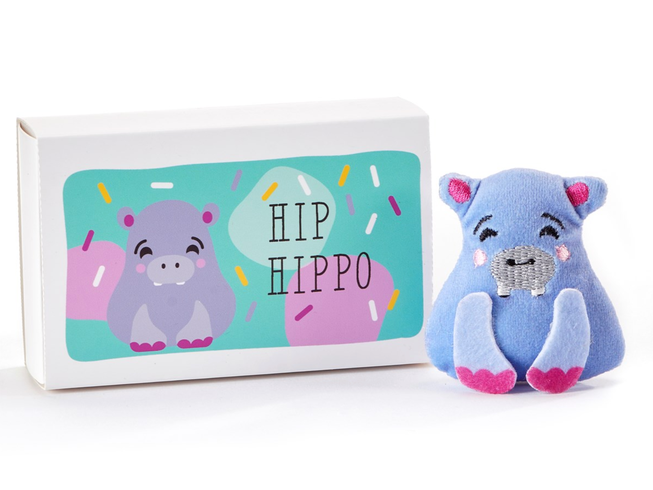 Hippo Pocket Hug with Gift Box, , large