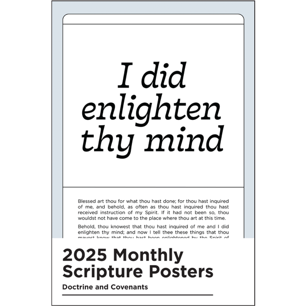 2025 Monthly Scripture Posters, Doctrine and Covenants, , large image number 1