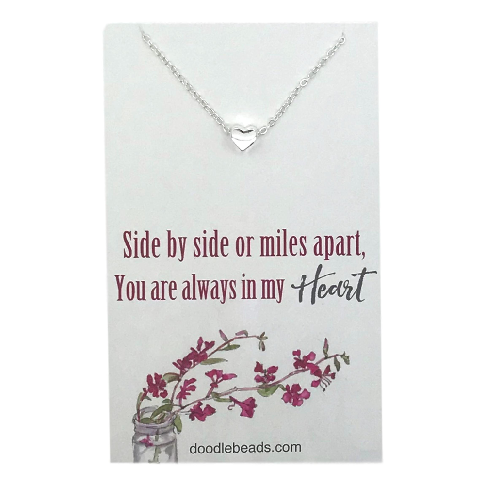 Side By Side or Miles Apart Necklace, , large image number 0