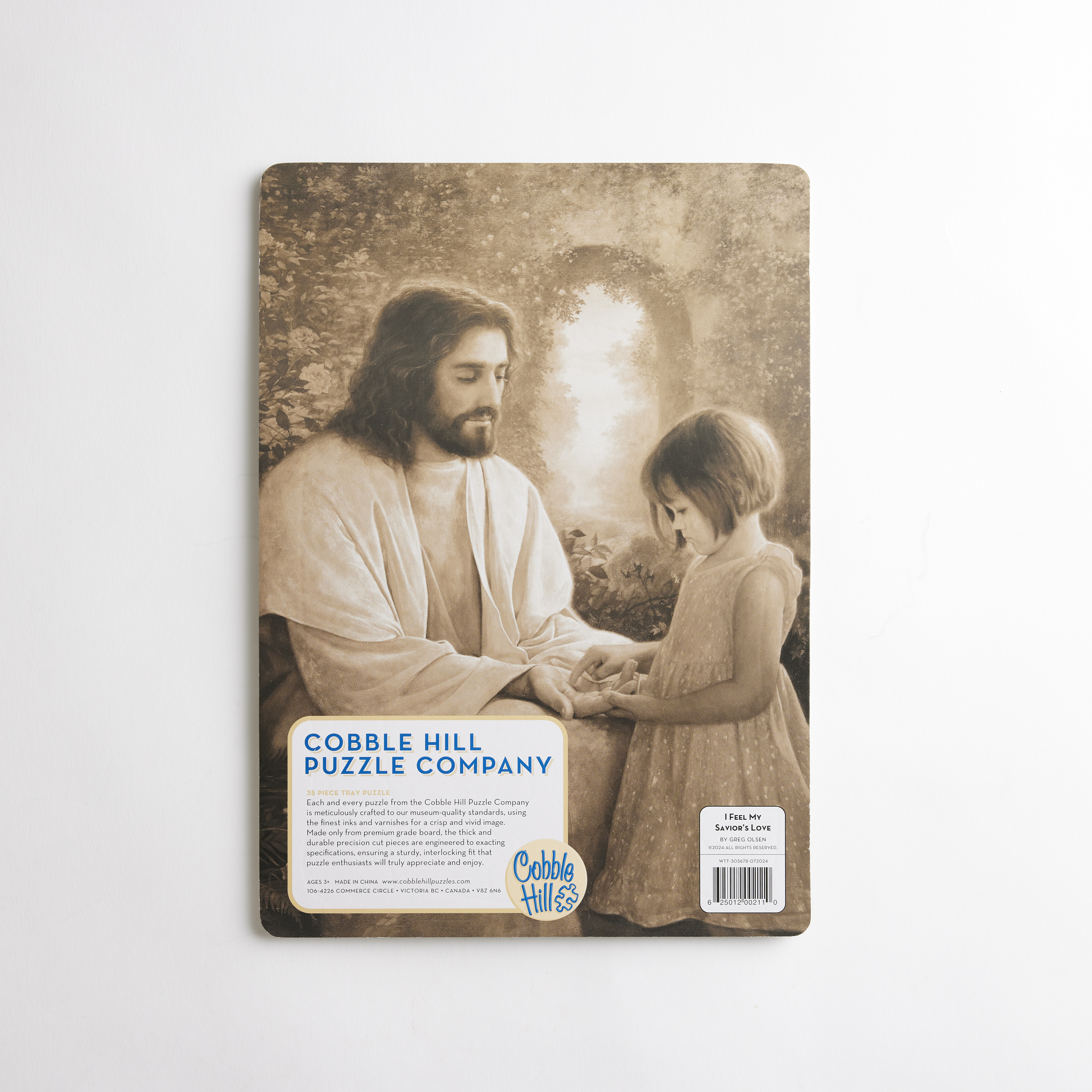 I Feel My Savior's Love 35 Piece Tray Puzzle, , large
