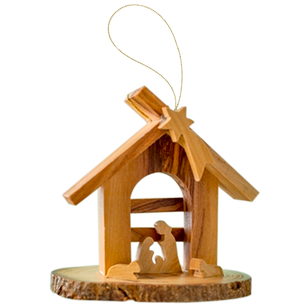 Under Manger Nativity Ornament, , large image number 0