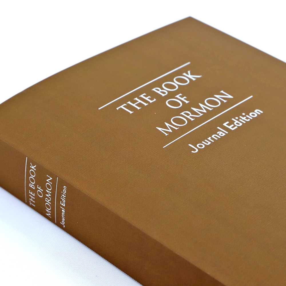 The Book of Mormon, Journal Edition, Brown (No Index), , large image number 1