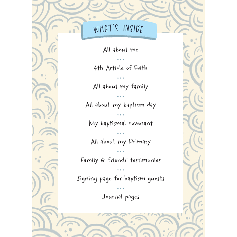 All About My Baptism Journal, , large