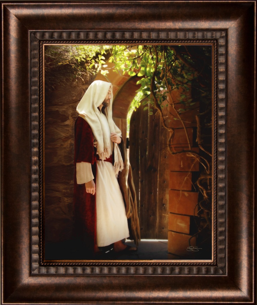 Unto Him That Knocketh (26x22 Framed Canvas), , large image number 0