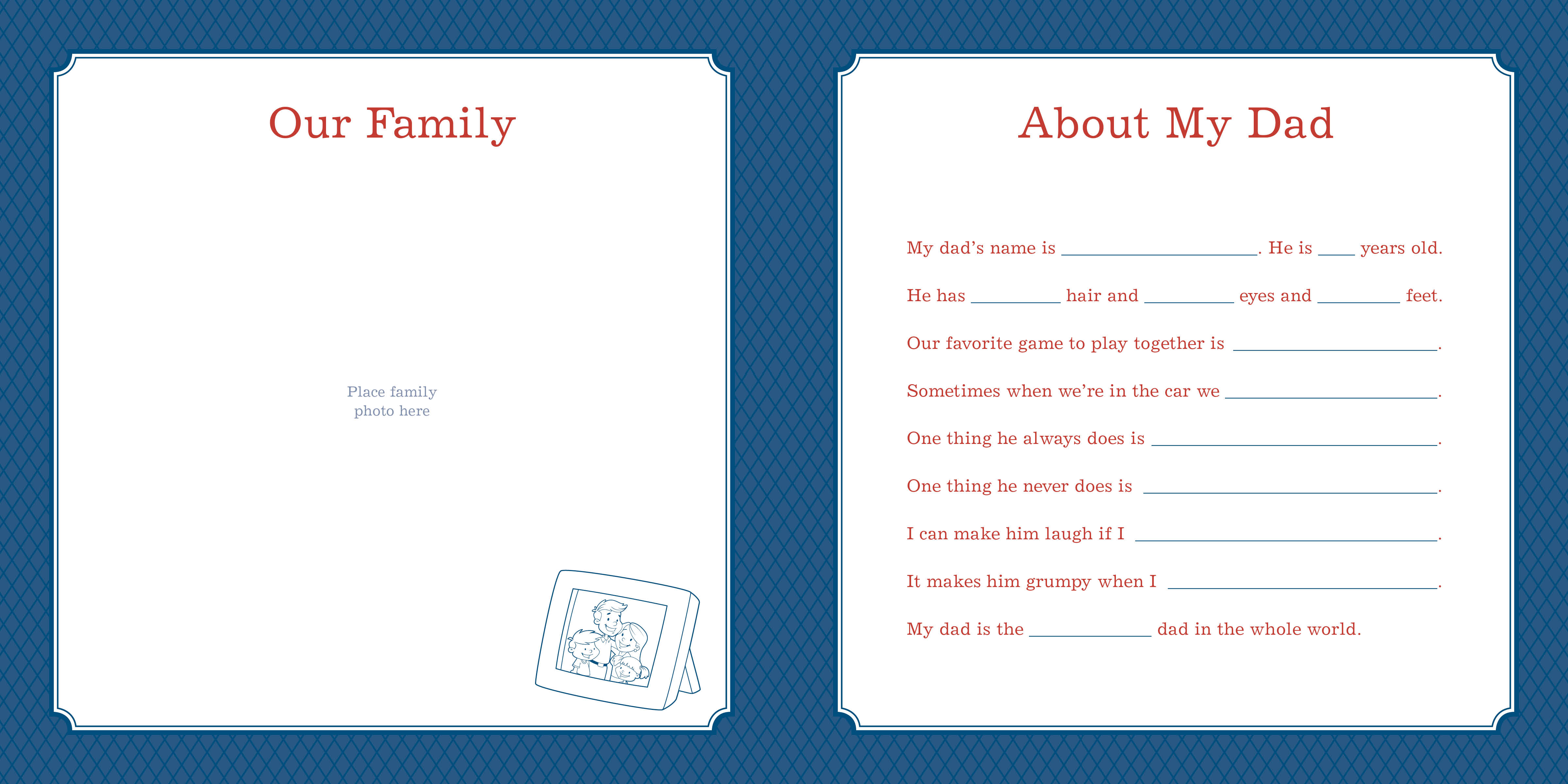 My Dad Activity Journal, , large image number 1