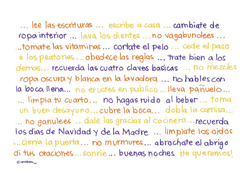 Spanish Pillowcase Missionary
