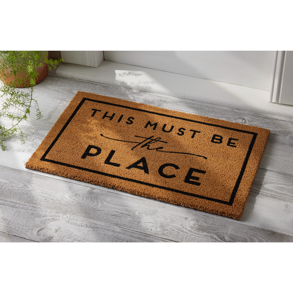 Must Be the Place Welcome Mat, , large image number 1
