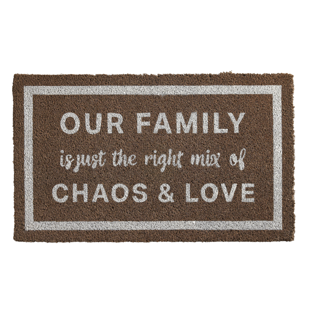 Chaos and Love Welcome Mat