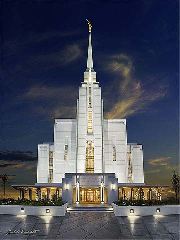 Rexburg Temple: Beauty of Holiness Print, , large image number 0
