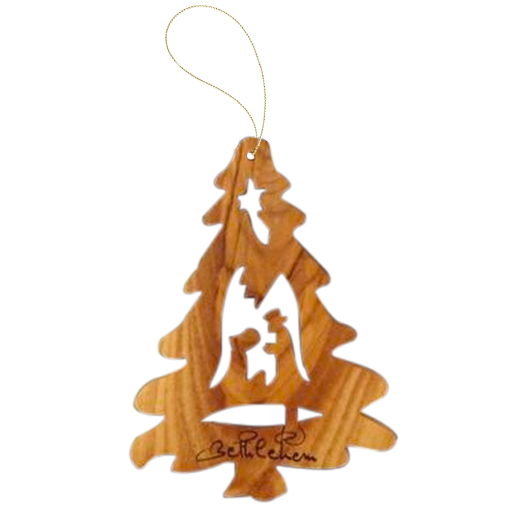 Christmas Tree Nativity Ornament, , large image number 0