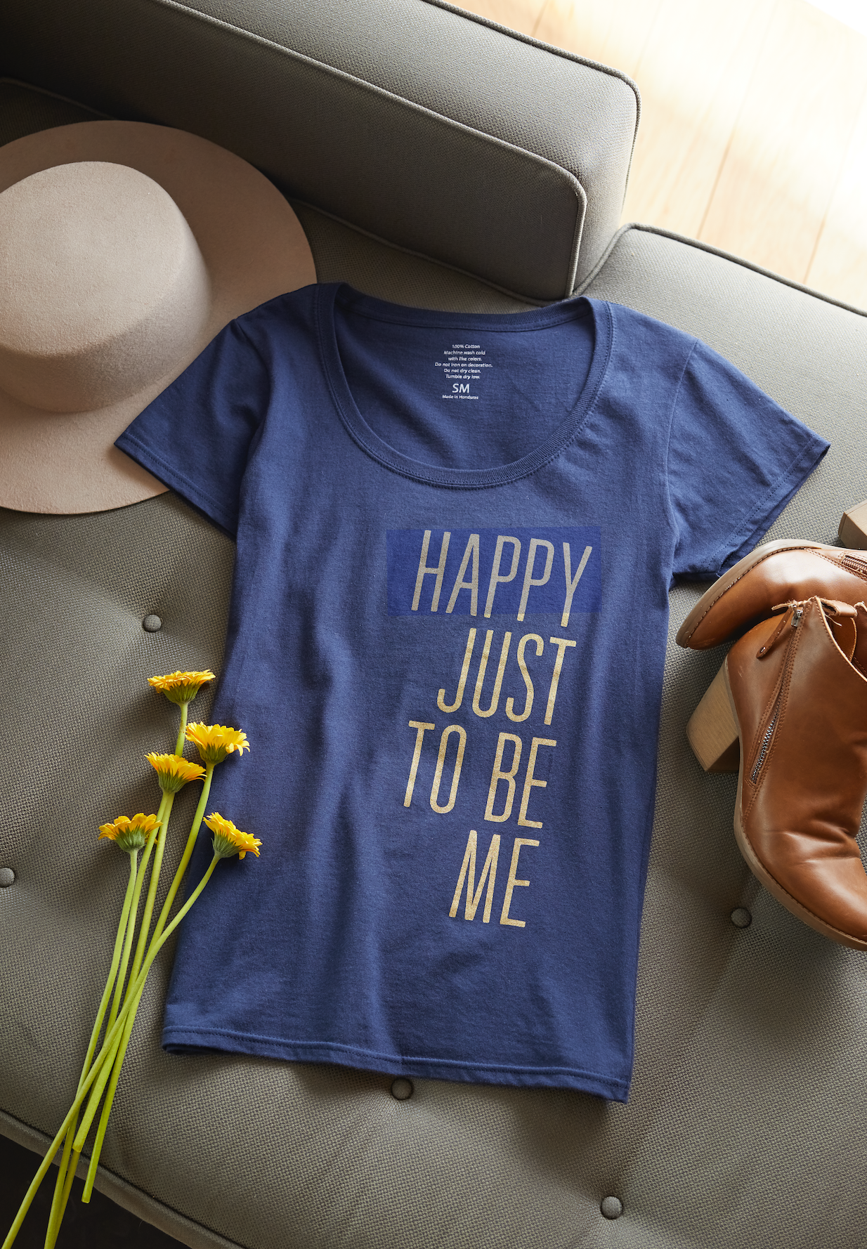 Happy Just to Be Me Shirt, , large image number 1