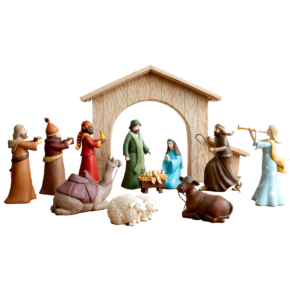 A Christ-Centered Christmas Resin Nativity, , large image number 0
