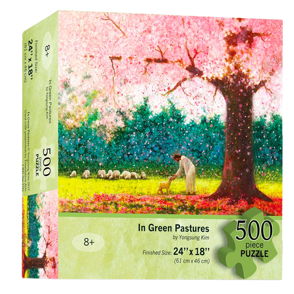 In Green Pastures 500 Piece Puzzle