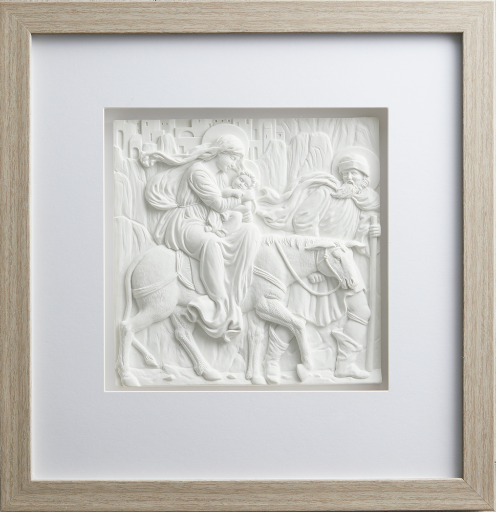 Flight into Egypt Framed Art (15x15 Marble Resin), , large image number 0