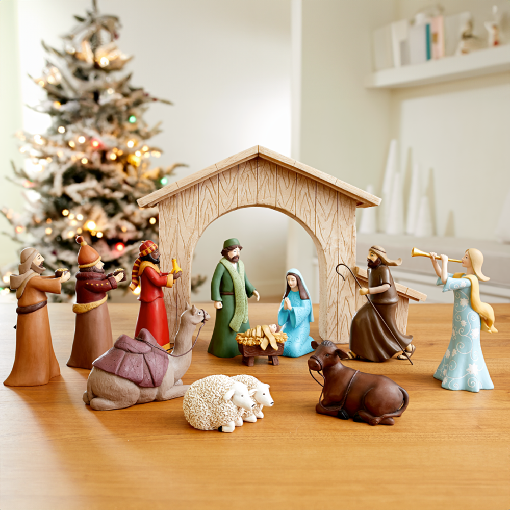 A Christ-Centered Christmas Resin Nativity, , large image number 1