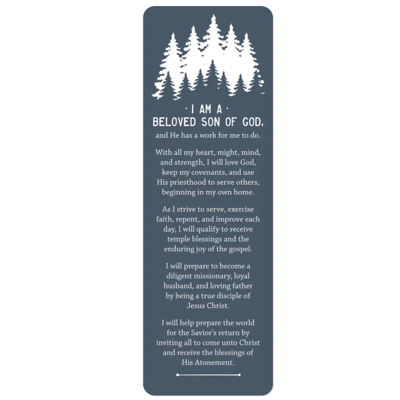 Aaronic Priesthood Theme Bookmark, , large image number 0
