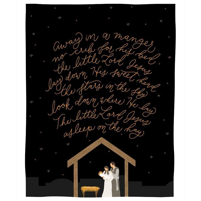 Away in a Manger Christmas Cards, , large image number 0