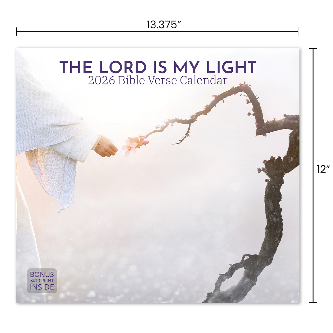 2026 The Lord Is My Light Bible Verse Calendar, , large