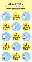 I Am a Child of God Deluxe Stickers, , large image number 0