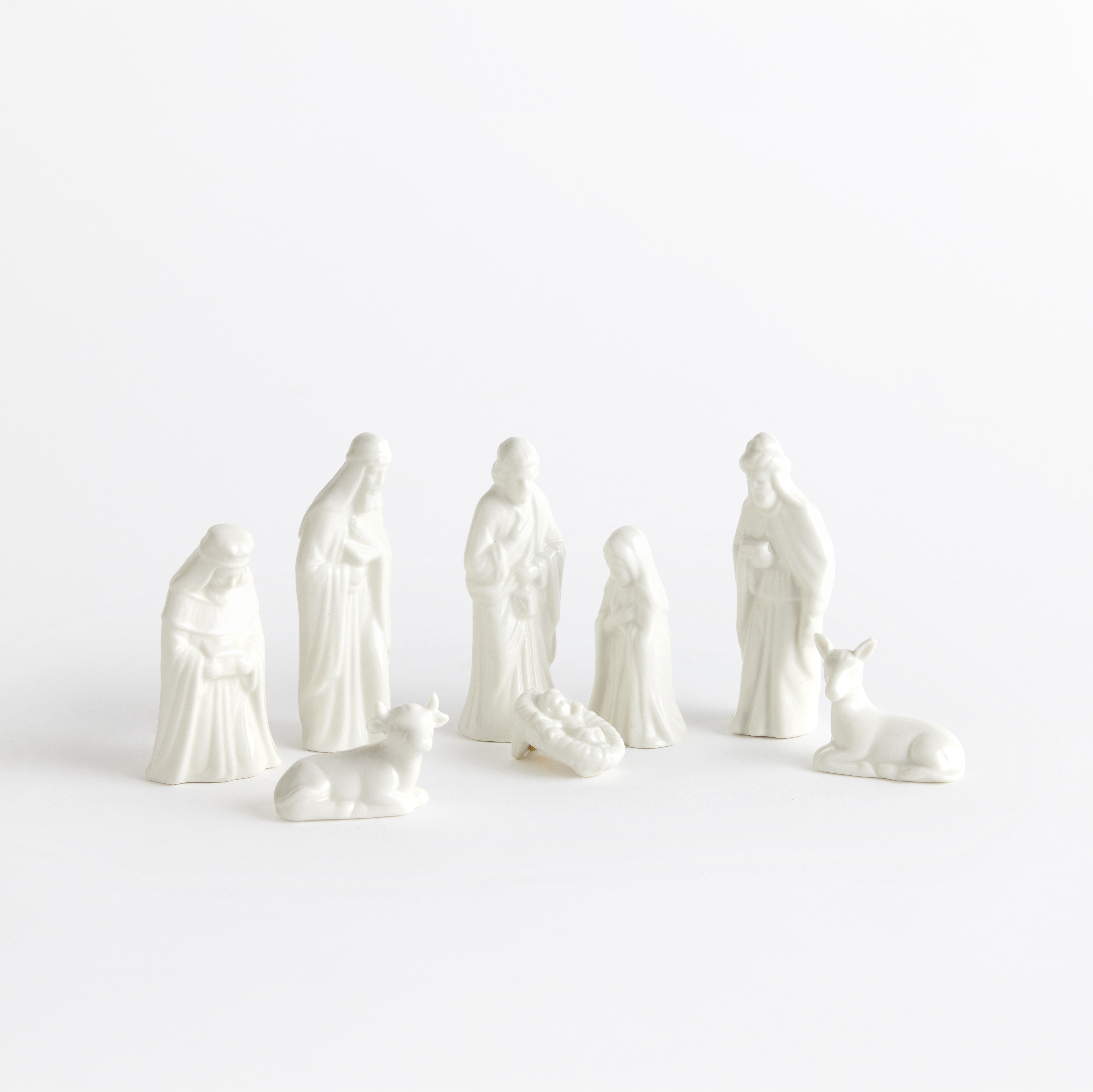 Mini Porcelain Nativity Set, , large image number 2