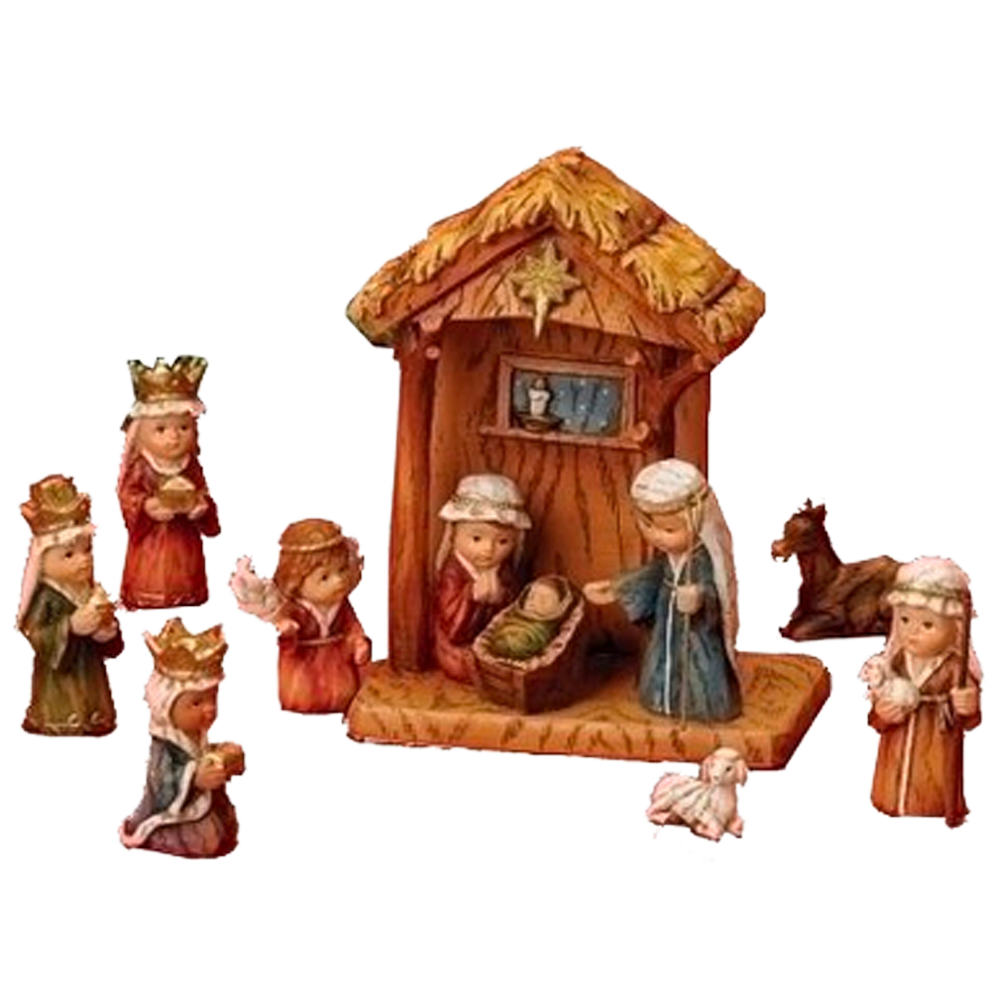 Children's Resin Nativity Set, , large image number 0