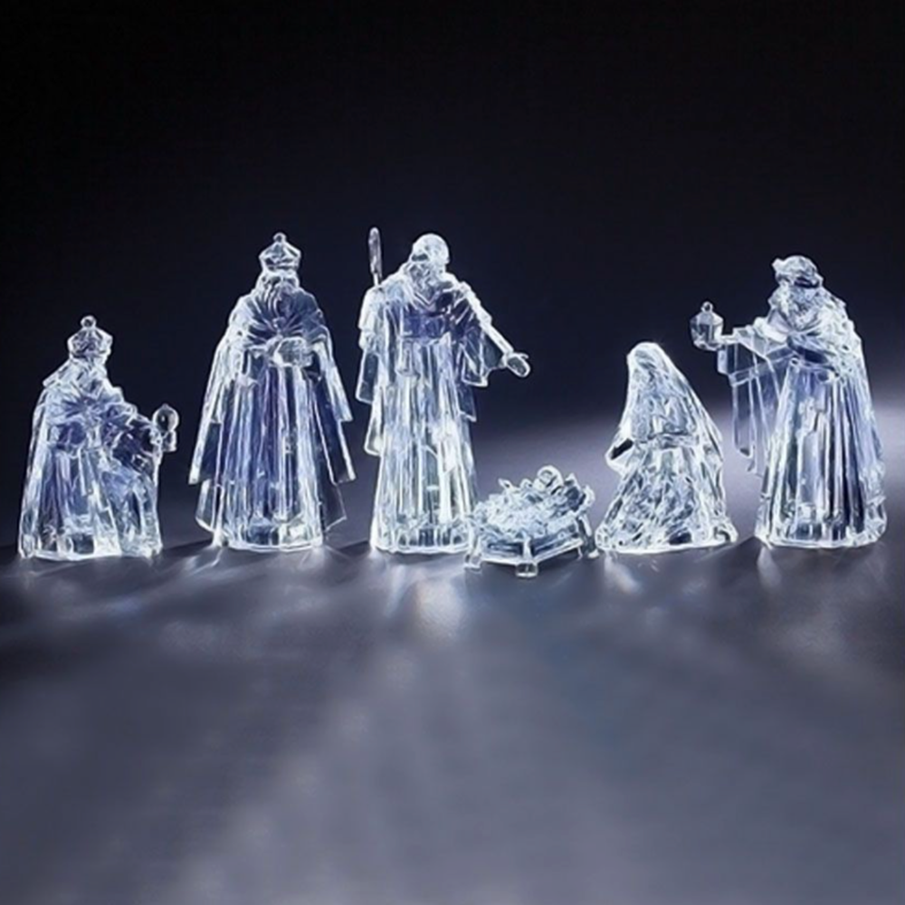 Light-up Acrylic Nativity Scene, , large image number 3