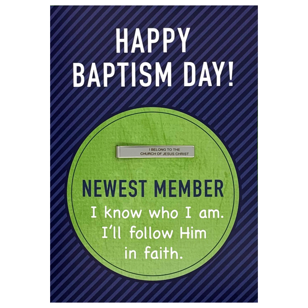 Happy Baptism Day Tie Bar